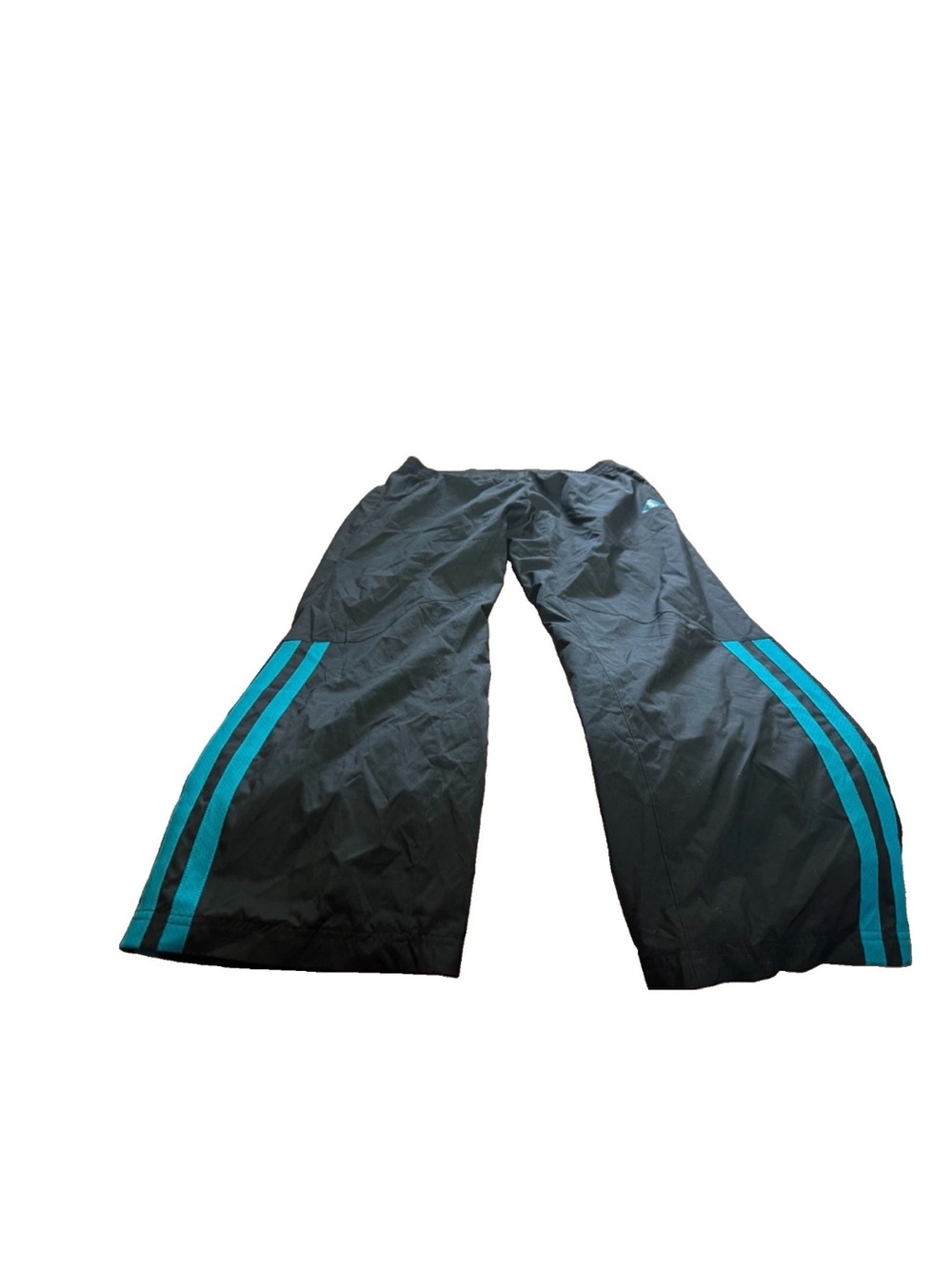 Adidas NWT Women’s Black/Blue Wind Pants! Large 40x33